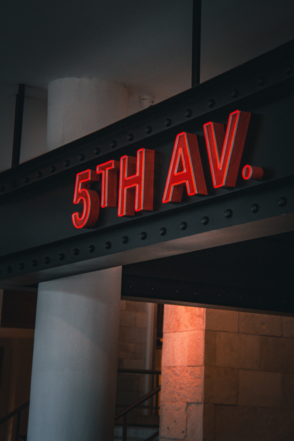 5th Avenue sign in Playa del Carmen near the Grand Riviera Princess resort in Riviera Maya, Mexico