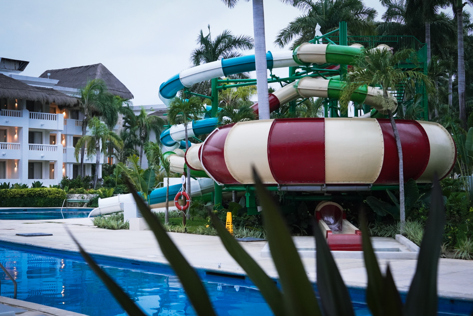 Family Club water slides and children’s water park at Grand Riviera Princess in Riviera Maya